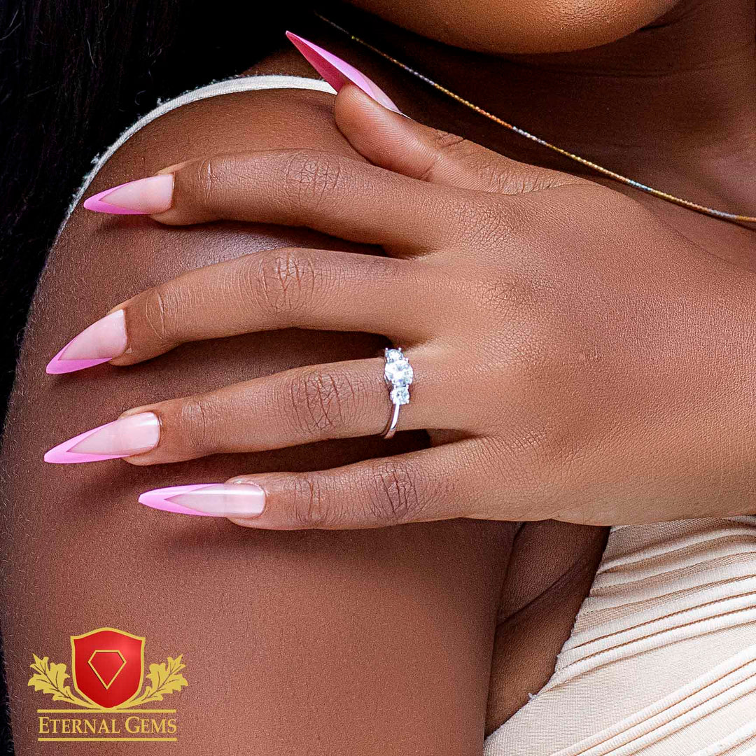 Mila Moissanite Engagement Ring