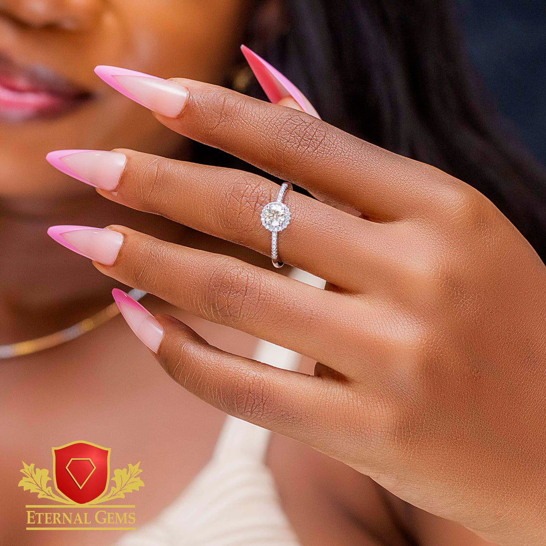 Chloe Moissanite Engagement Ring