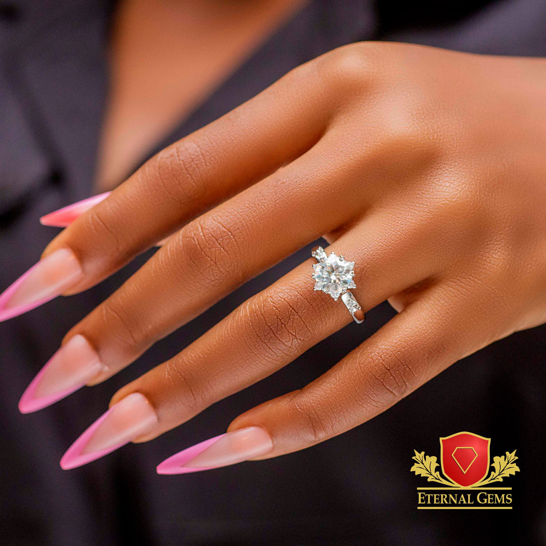 Camila Moissanite Engagement Ring