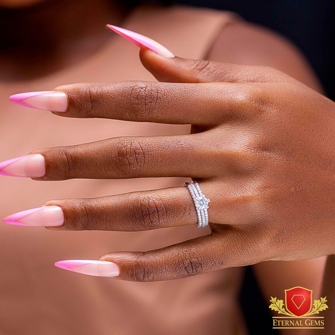 Isabella Moissanite Engagement Ring