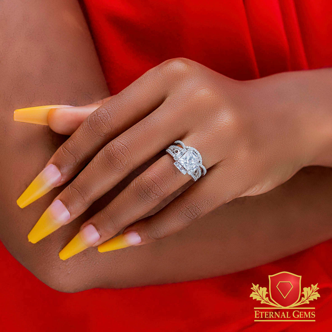 Brenda Exclusive Sterling Silver Bridal Set