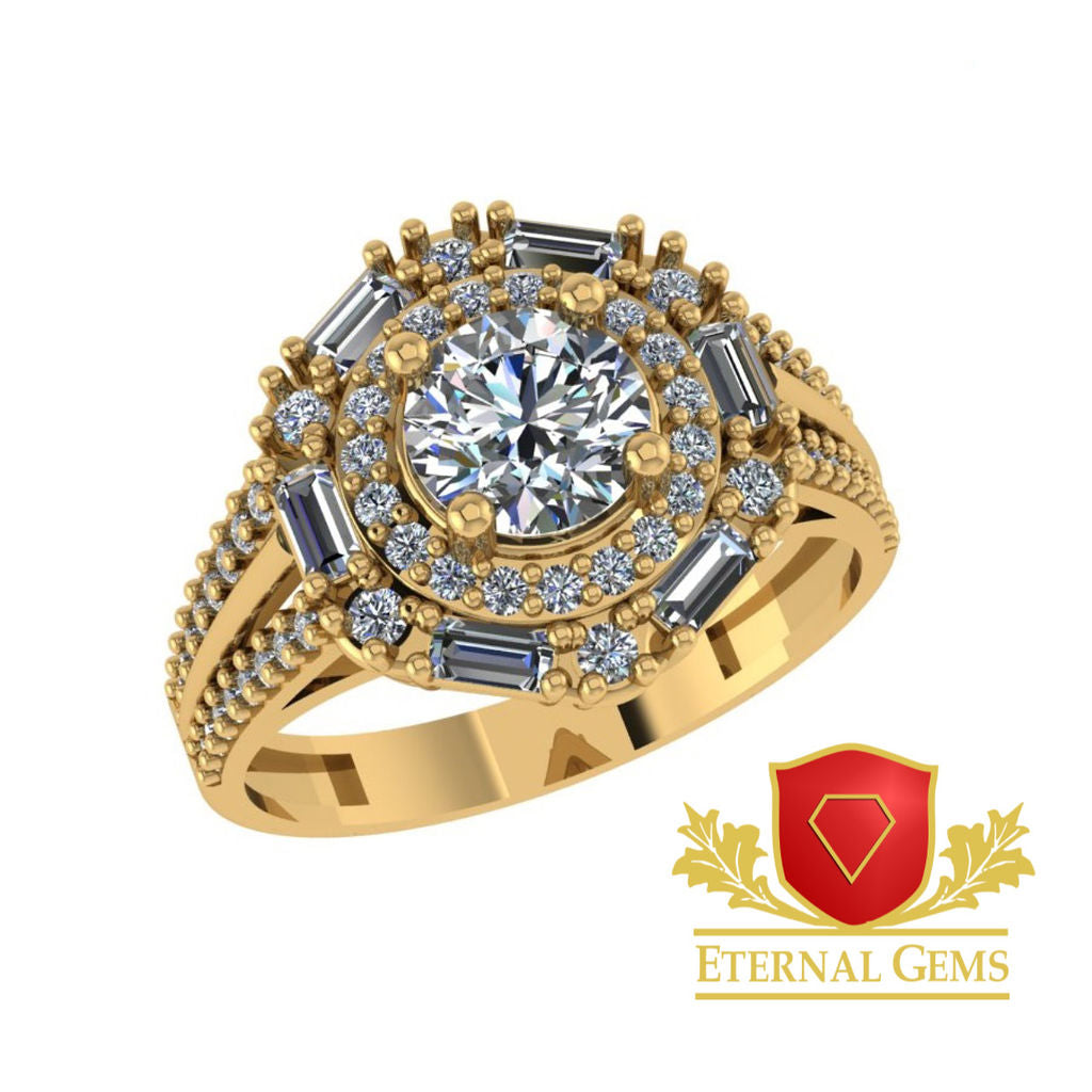 18 karat Gold Engagement Ring – Eternal Gems