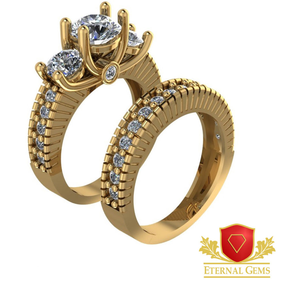 18 karat Gold Bridal Set – Eternal Gems - Main Image