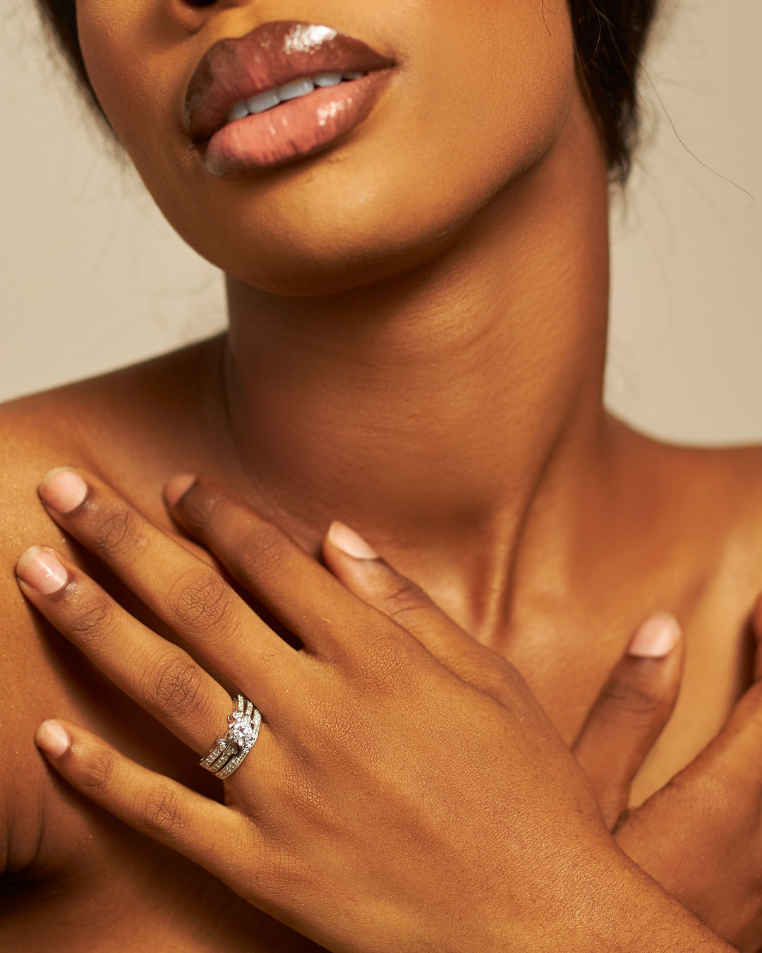 Beautiful Silver Bridal set is the perfect set.