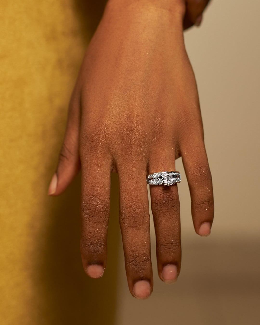 Beautiful Silver Bridal set is the perfect set.