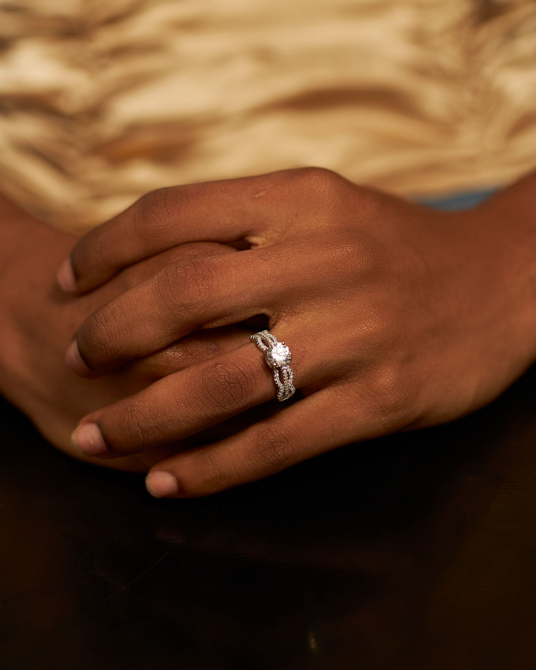 Georgia Silver Engagement Ring