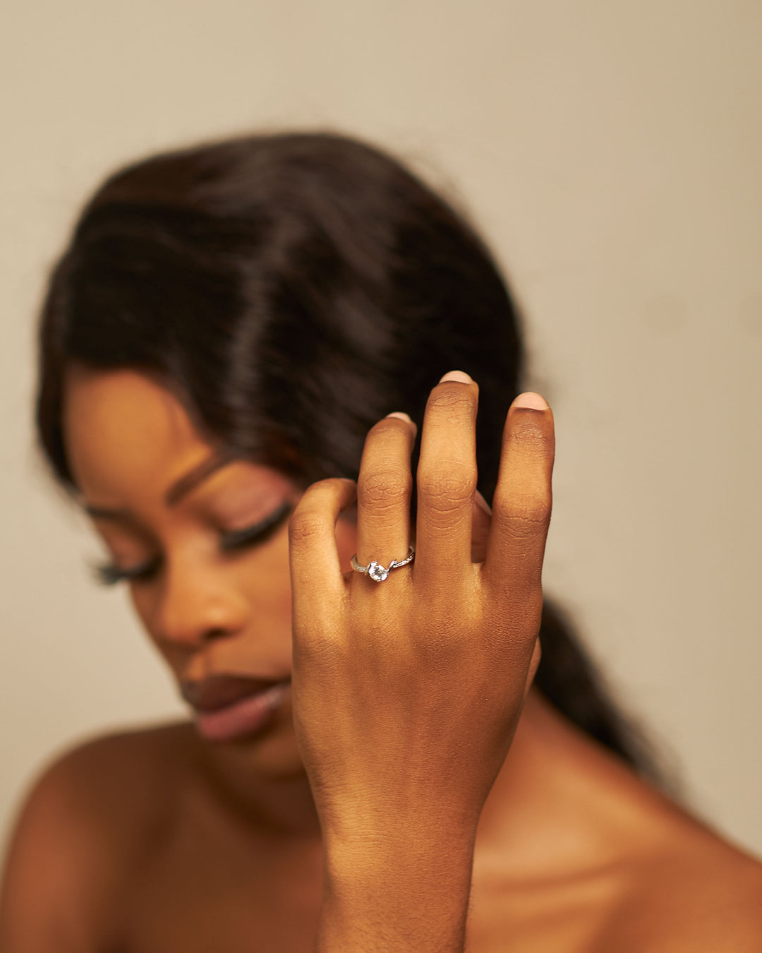 Peyton Silver Engagement Ring