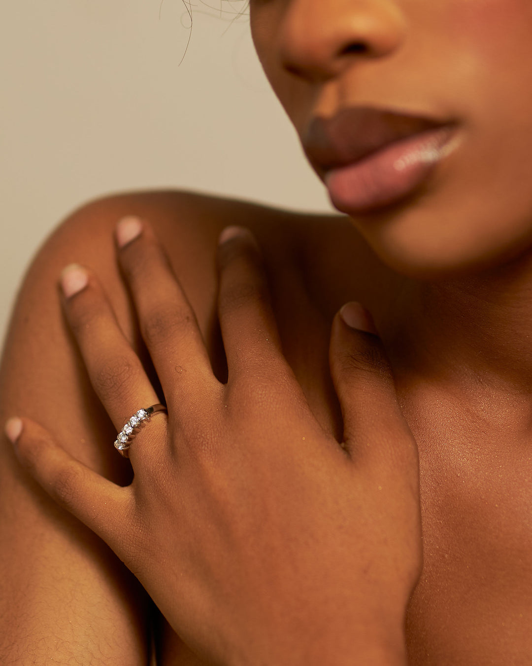 Beautiful Silver Engagement set is the perfect set.