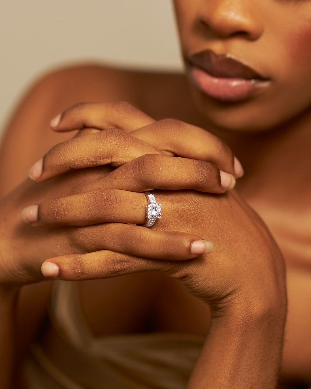 Ximena Sterling Silver Silver Engagement Ring