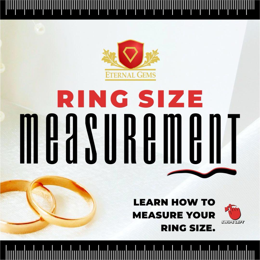How to determine your ring size.