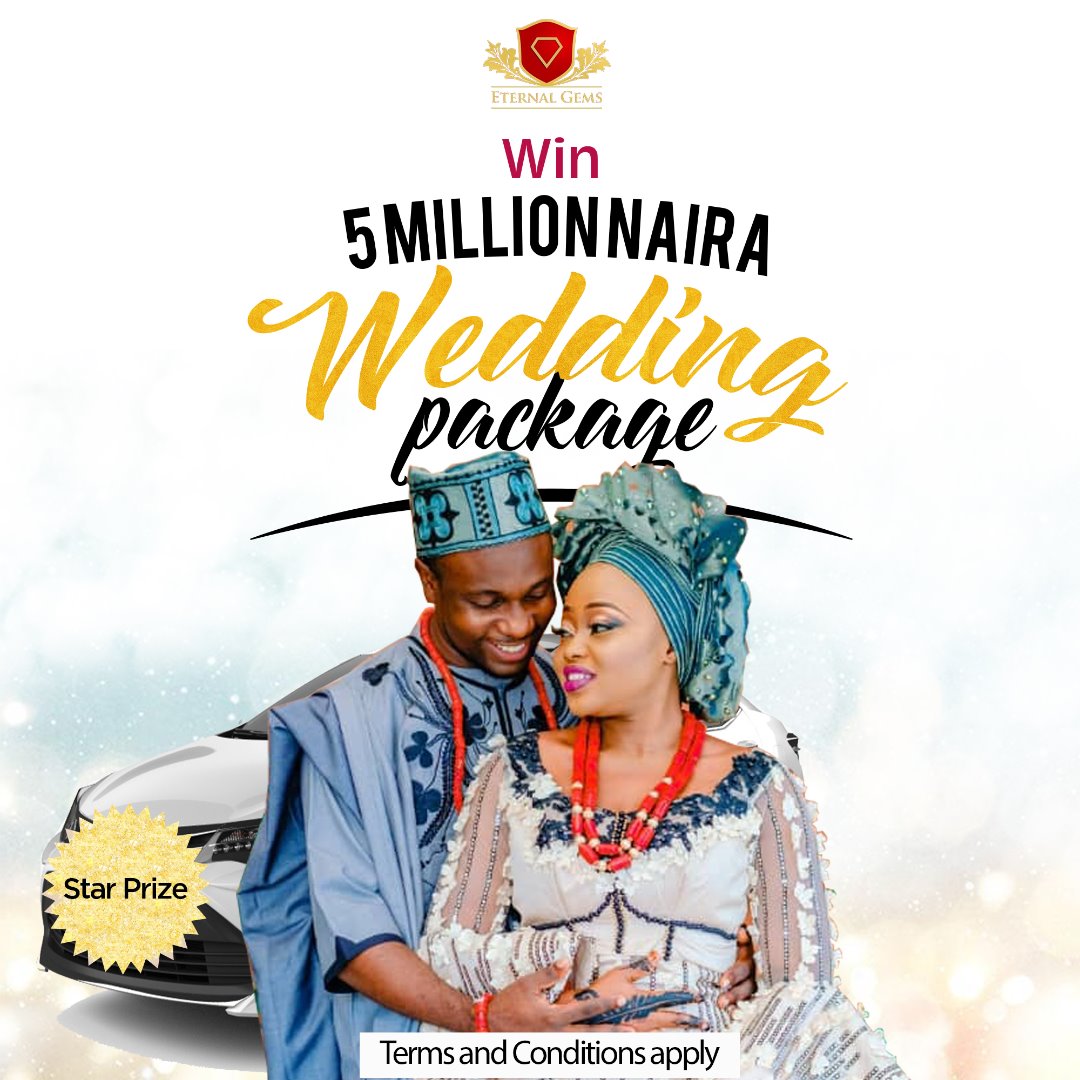 #5 MILLION NAIRA WEDDING GIVEAWAY PACKAGE