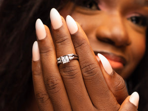 Vee's Exquisite Sterling Silver Bridal Set