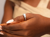 Vee's Beautiful Sterling Silver Engagement set