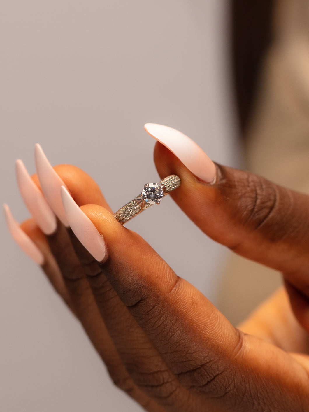 T Classic Sterling Silver Engagement set.