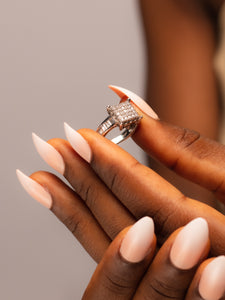 Khloe's Elegance Sterling Silver Engagement ring