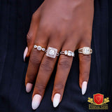 Urel's Exquisite Sterling Silver Engagement Ring