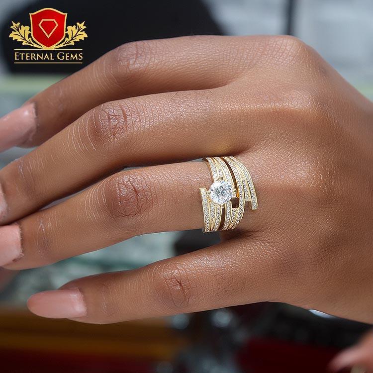 Fiona 18karat Gold Bridal set