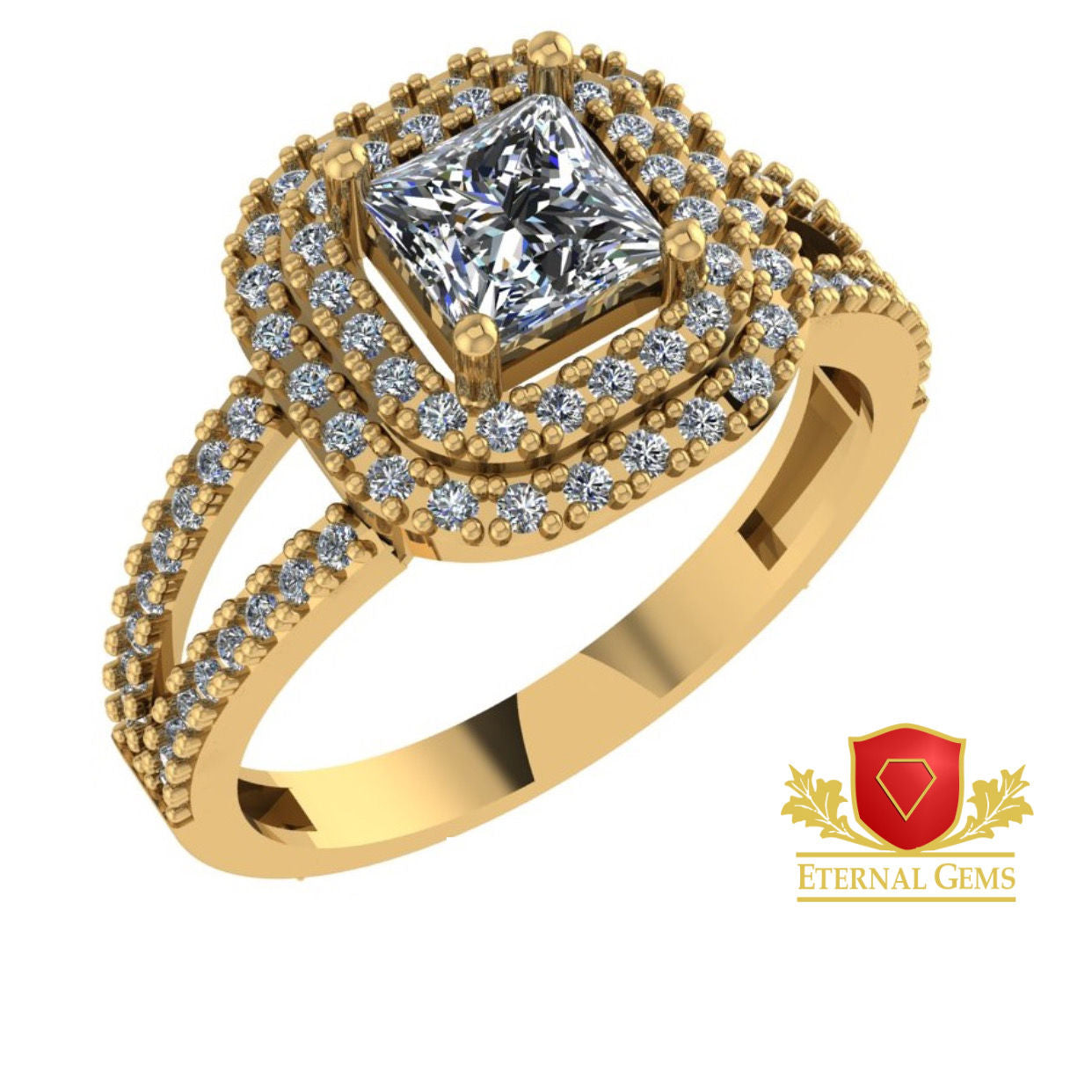 18 karat gold engagement 2024 ring price