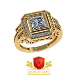 18karat Gold Engagement Ring