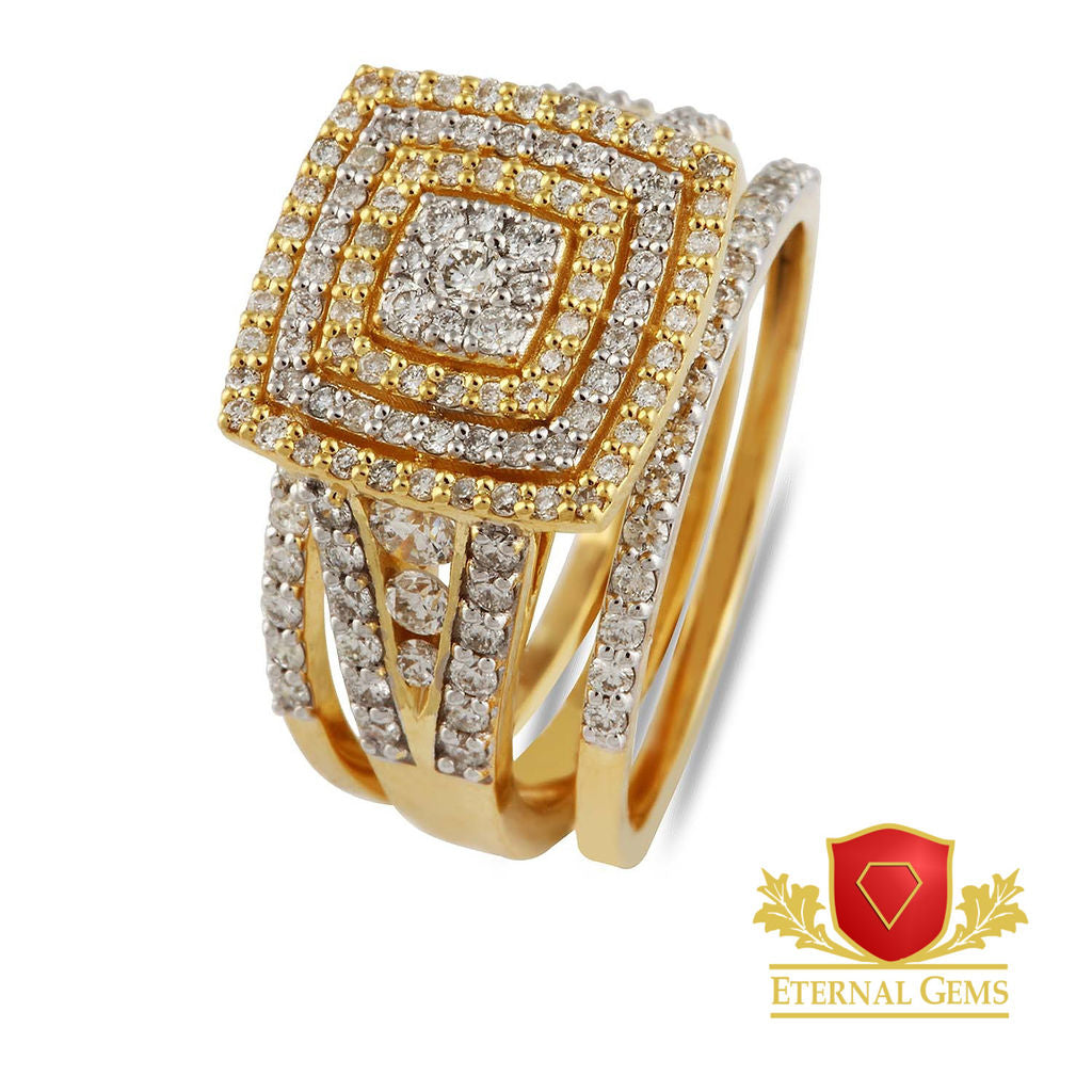 18karat Gold Engagement set