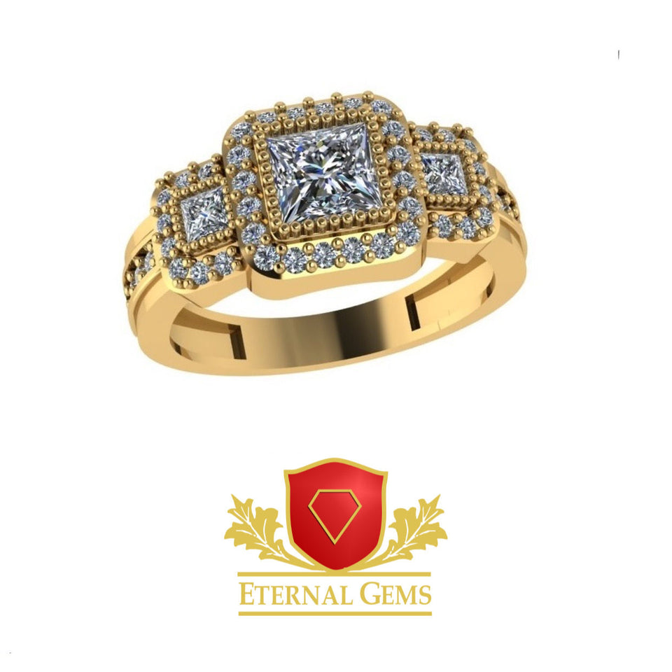 18karat Gold Engagement ring