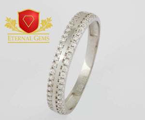 18karat White Gold Engagement ring