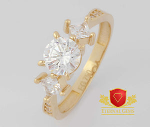 18karat Gold Engagement set