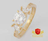 18karat Gold Engagement set