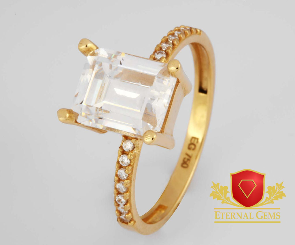 18karat Gold Engagement Ring