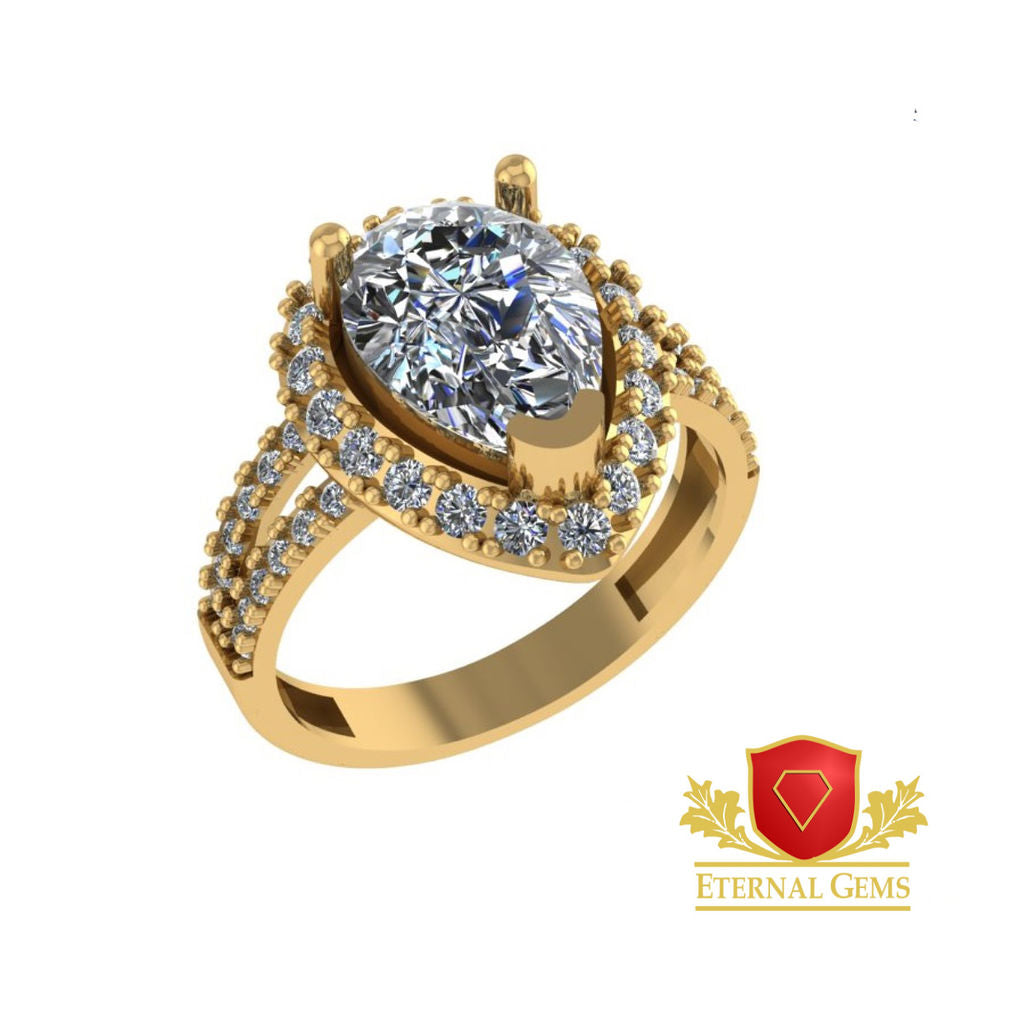18karat Gold Engagement set