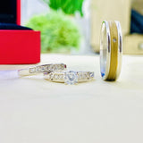 Beautiful Silver wedding set is the perfect set