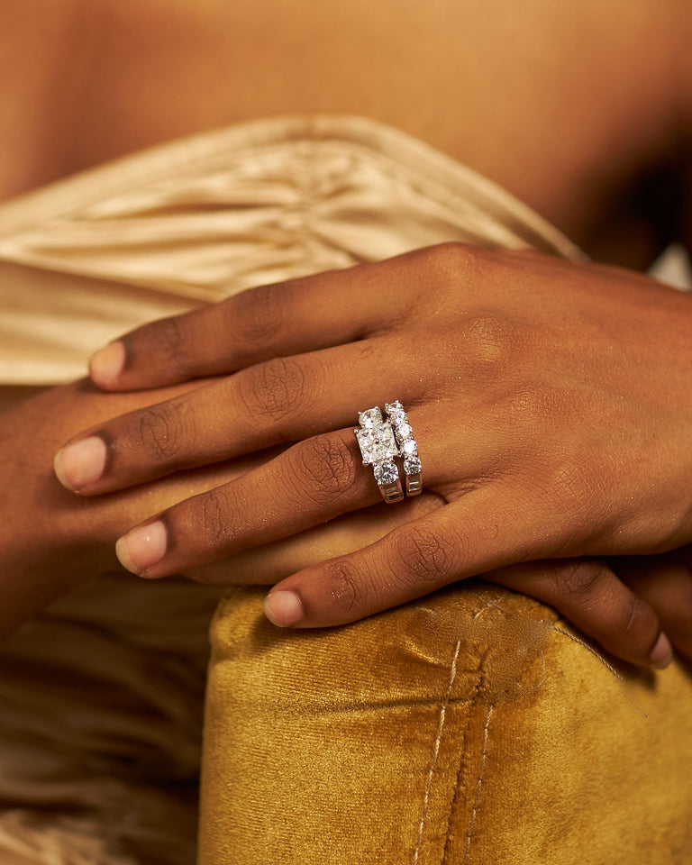 Beautiful Silver Bridal set is the perfect set.