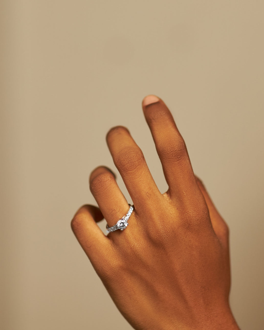 Alaia Sterling Silver Engagement Ring