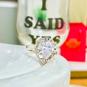 Sterling Silver Engagement Rings