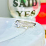 Sterling Silver Engagement Rings