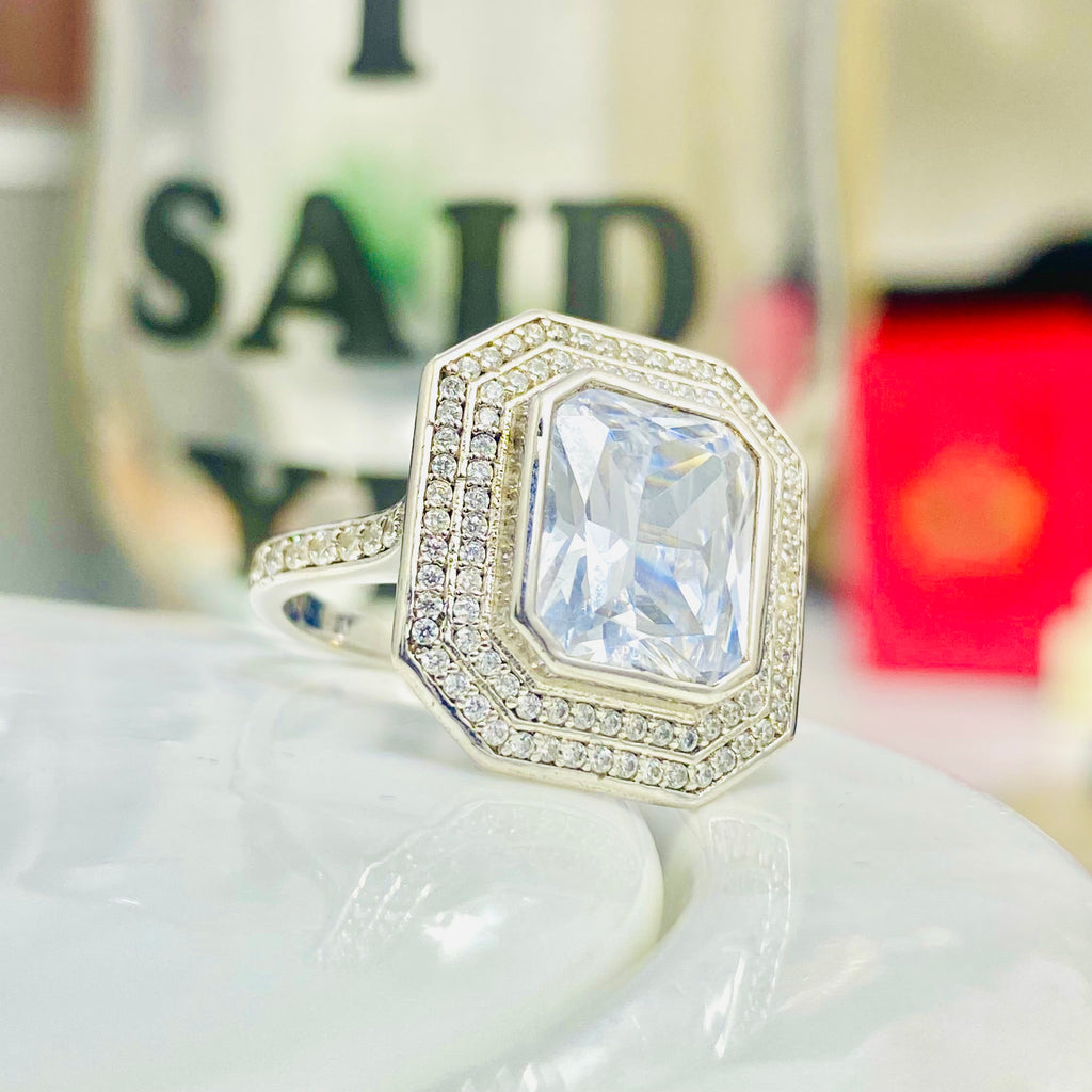 Sterling Silver Engagement Rings – Eternal Gems