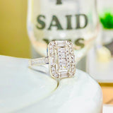 Sterling Silver Engagement Rings