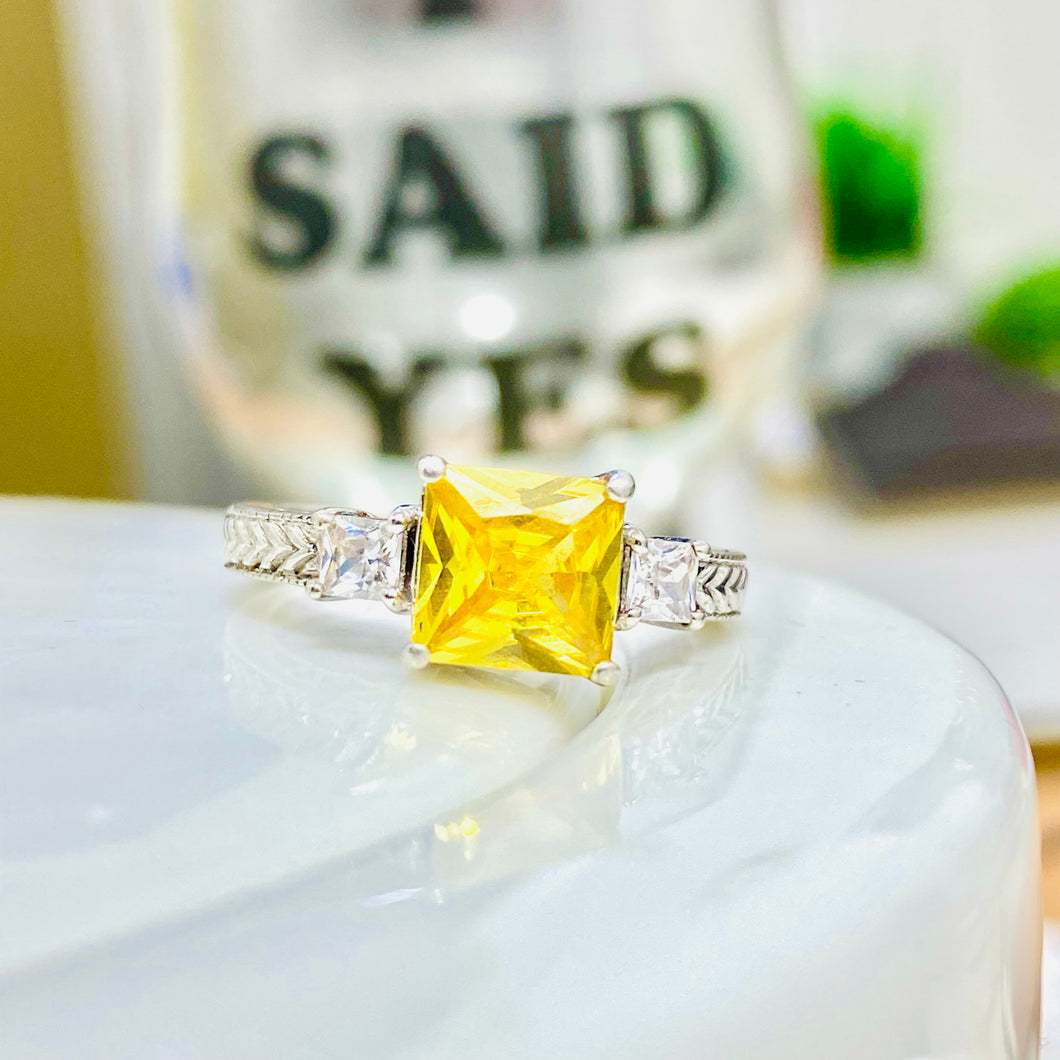 Sterling Silver Engagement Rings