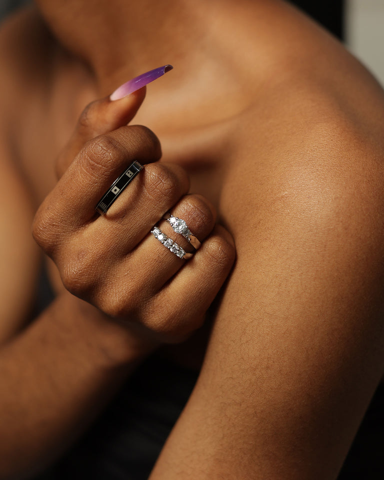 Beautiful Silver Wedding Set is the perfect set